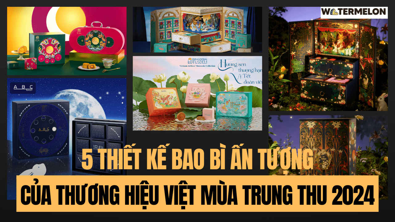 Thiết kế bao bì ấn tượng của các thương hiệu Việt mùa Trung Thu 2024 